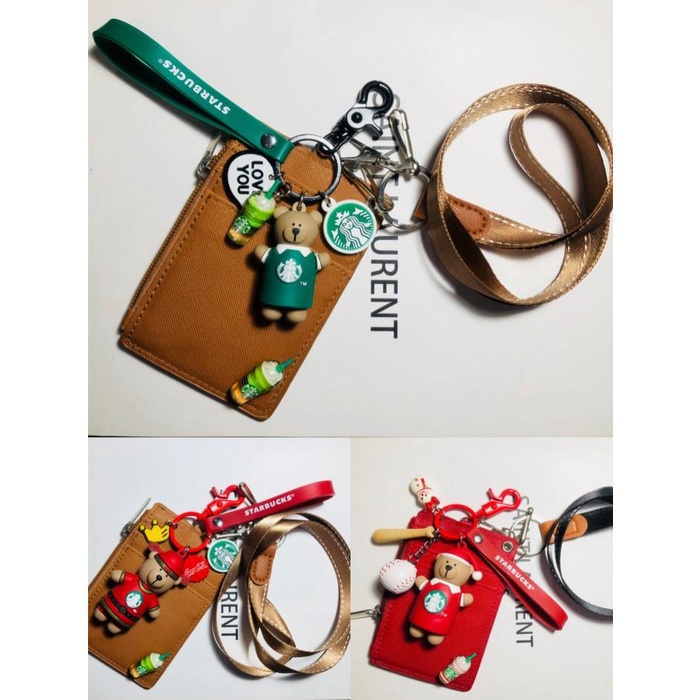 

dompet cardholder Starbucks kartu id/akses/ATM/Pelajar/gift/keychain
