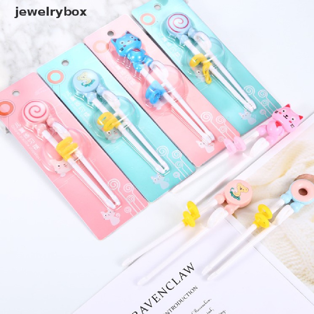 (jewelrybox) Sumpit Motif Kartun Untuk Anak Belajar Makan