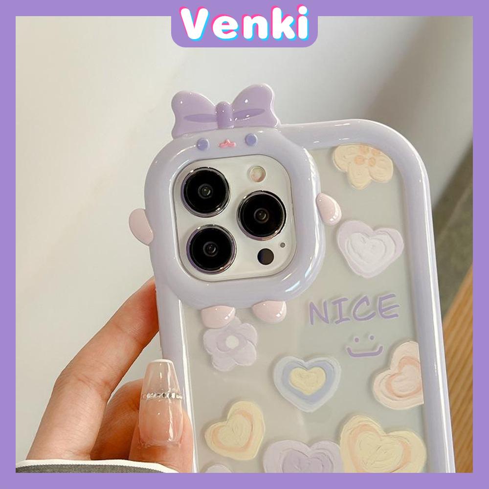 iPhone Case Silicone Soft Case Clear Case Airbag Shockproof Protection Camera Shiny Hand Feel Purple Heart Compatible For iPhone 11 Pro Max 13 Pro Max 12 Pro Max 7Plus xr XS Max