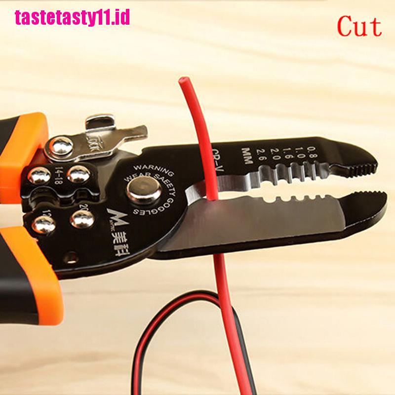 【TTID】Cable wire stripper cutter crimper automatic terminal crimping plier tool