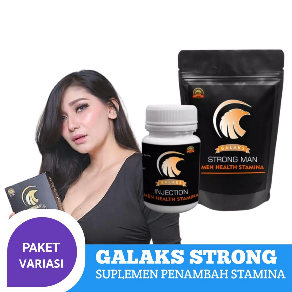 (BISA COD) GALAKS STRONG - Paket Hemat 4 Kapsul - Stamina Pria - Solusi Ejakulasi Dini - Alami dan A