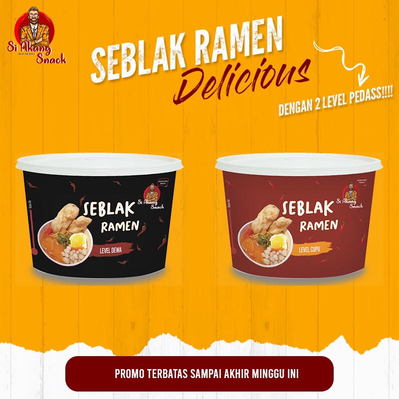 

SEBLAK RAMEN INSTAN BY SI AKANG SNACK SEHOT GEPREK KYLAFOOD LOKASAJI BAPER BOCI OLEH GARUT FROZEN