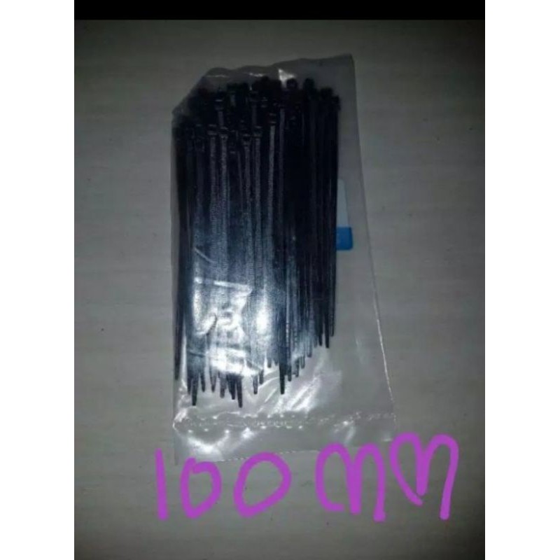 Kabel Ties/ kabel Insulot Hitam 10 cm