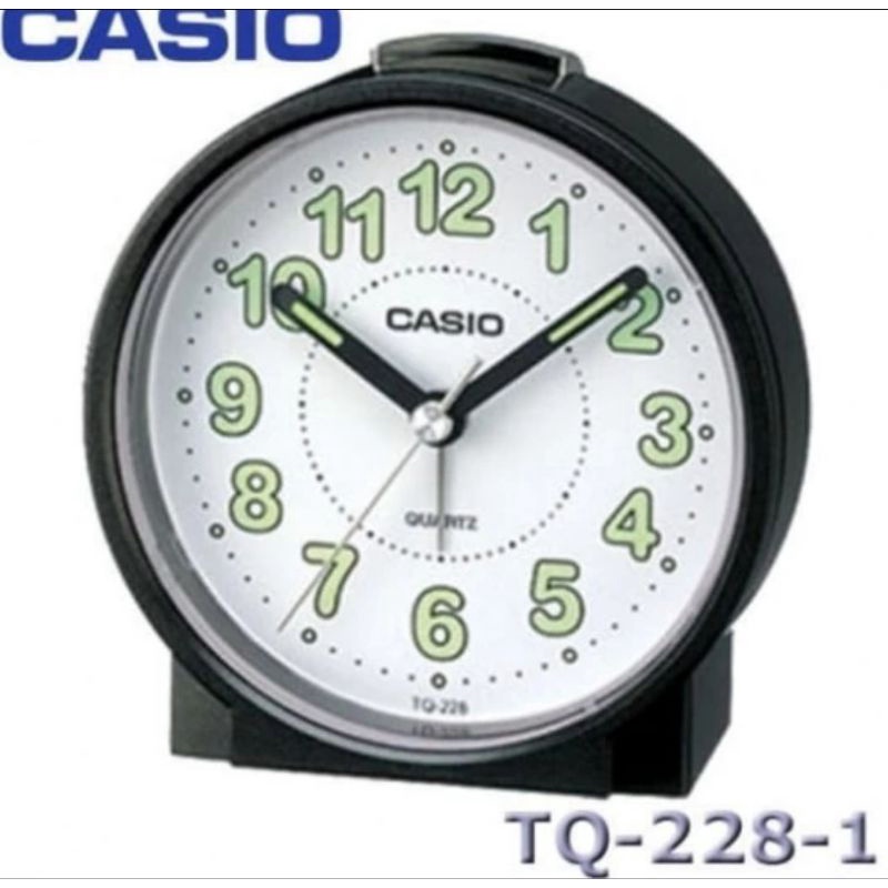 CASIO JAM MEJA TQ 228 WEKER BEEP ALARM