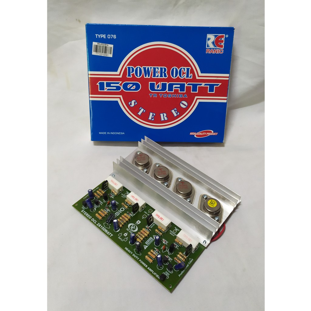 Kit Ranic Kit Power OCL 150 Watt Stereo TR Jengkolan Toshiba RE.022-076