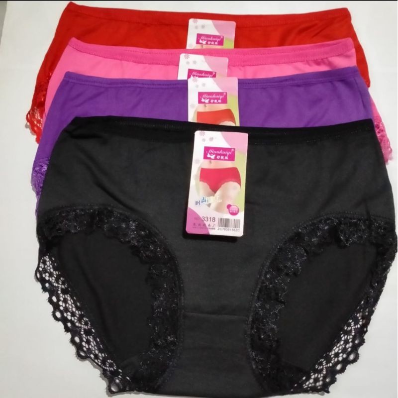 12 Pcs CD WANITA LUSINAN /CELANA DALAM / CD Wanita Dewasa Renda Paha 3358 3318