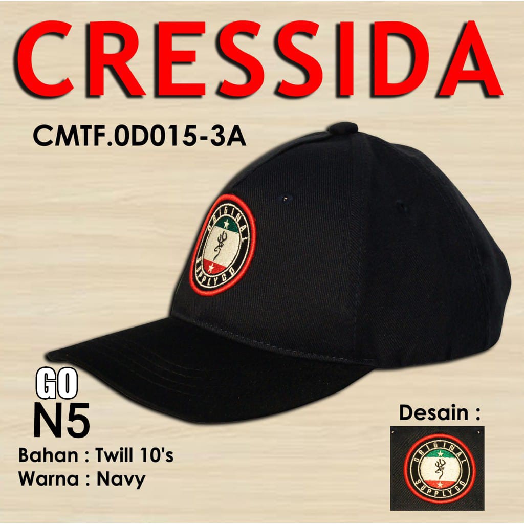 gof CRESSIDA TOPI 100% ORIGINAL Original Brand Topi Brand