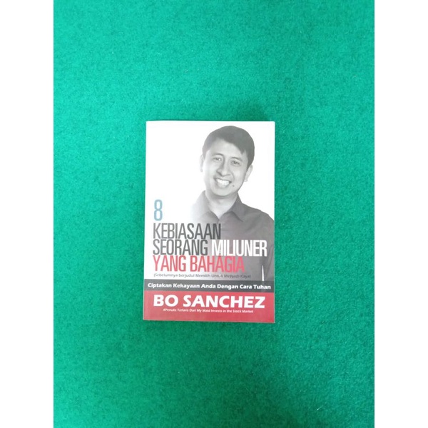 Buku 8 Kebiasaan Seorang Miliuner yang Bahagia - Bo Sanchez