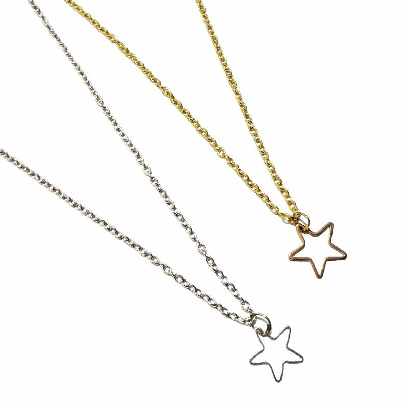 Kalung Rantai Korea Liontin Bintang Korean Necklace Star Charm