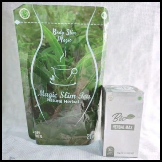 Body Slim Capsul Magic Bsc Dan Slim Tea Magic Herbal Pelangsing Tubuh