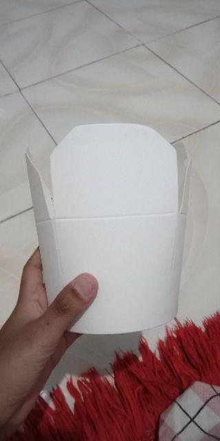 Food Pail 550ml / 810ml Paper Box Rice Bento Lunch Bowl Unik Foodpail Sedang Besar