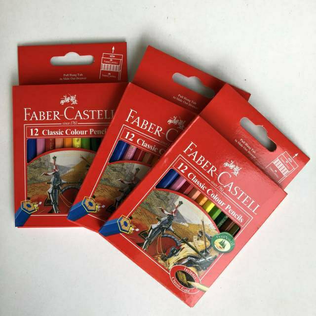 

Pensil Warna Faber Castell Classic Colour / Original 12 Warna Pendek