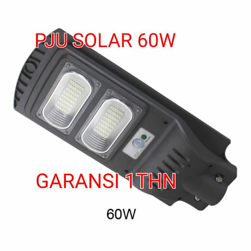 LAMPU JALAN LED SOLAR 60W PJU PANEL TENAGA SURYA 60WATT 60 WATT