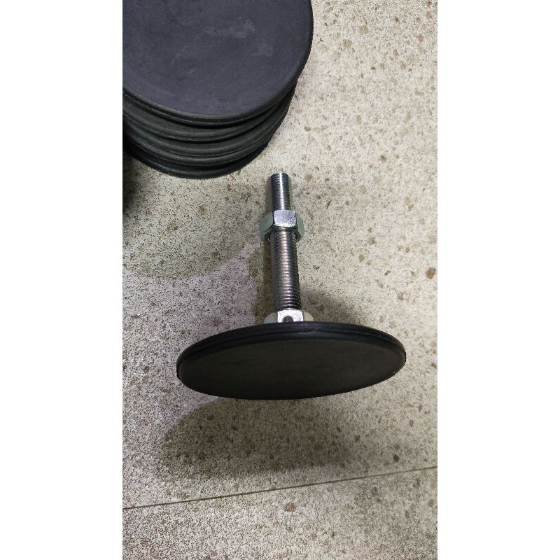 kaki meja M16 + Karet Kualitas Bagus M16 / foot adjuster M16 + karet kaki meja M16 / adjuster m16 + 