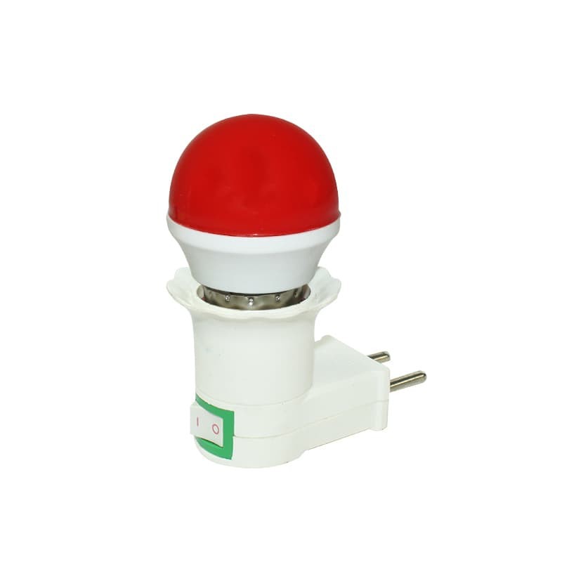 Lampu Tidur LED BULAT Warna Warm White 1 watt Merah Hijau Biru Kuning Putih 3w 5watt Fitting Lampu Saklar