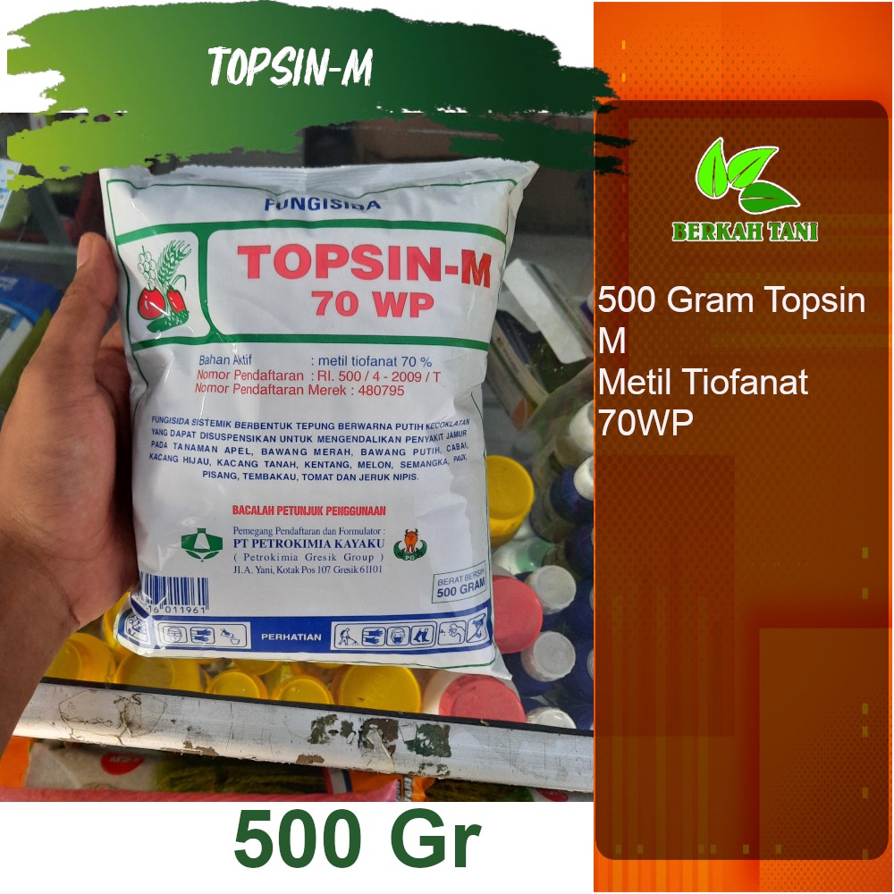 Topsin M 500 Gram Fungisida Hawar Daun Pengganti Topsindo