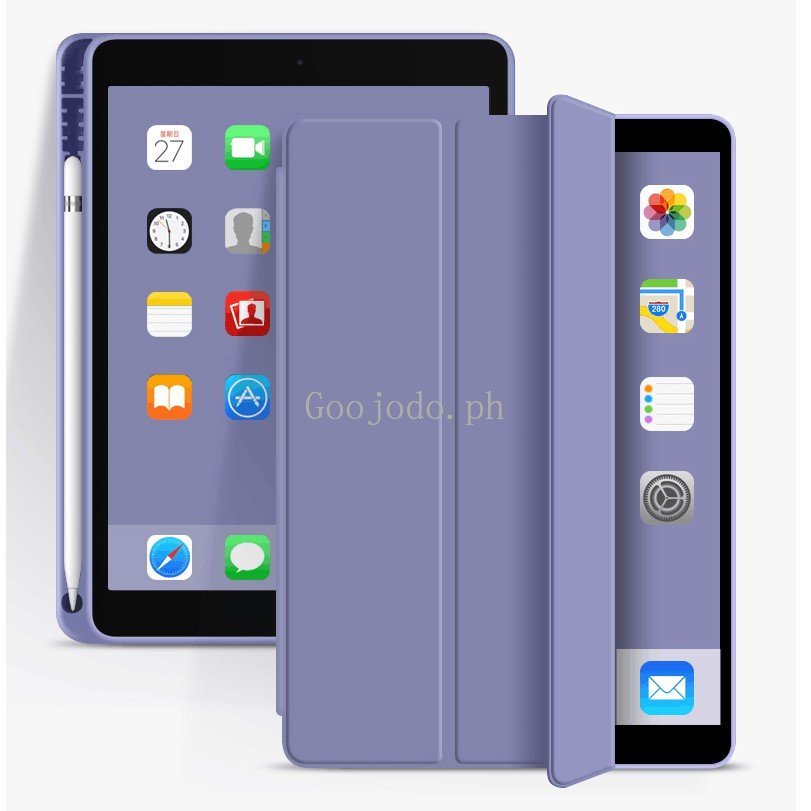 Case Pelindung Bahan Silikon Kulit Dengan slot Pena Untuk IPad air 3 2019ipad 10.2 2018 Apple 9.7 inch air Mini 5