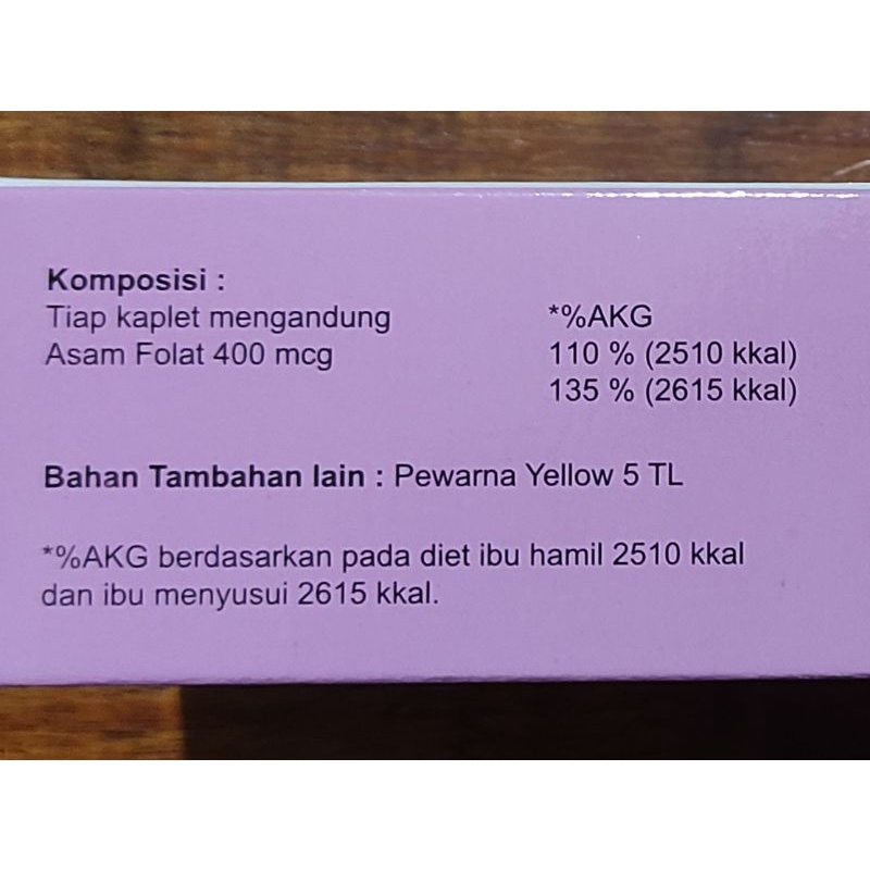 Folic 400 Samco Isi 10 Kaplet / Asam Folat 400 Mcg / Vitamin Ibu Hamil / Vitamin Penguat Kandungan