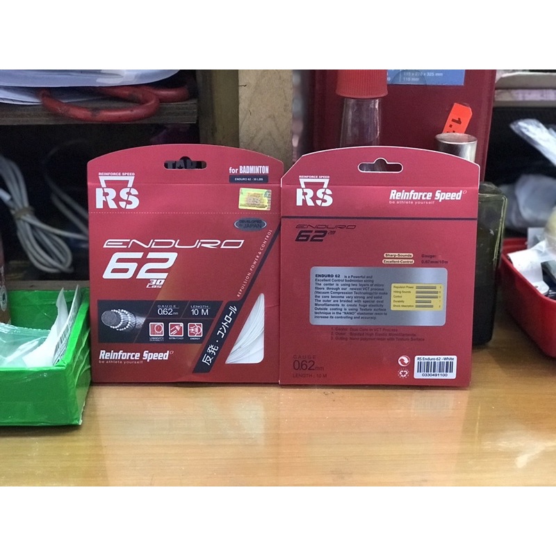 SENAR BULUTANGKIS RS ENDURO 62 ORIGINAL REINFORCE SPEED