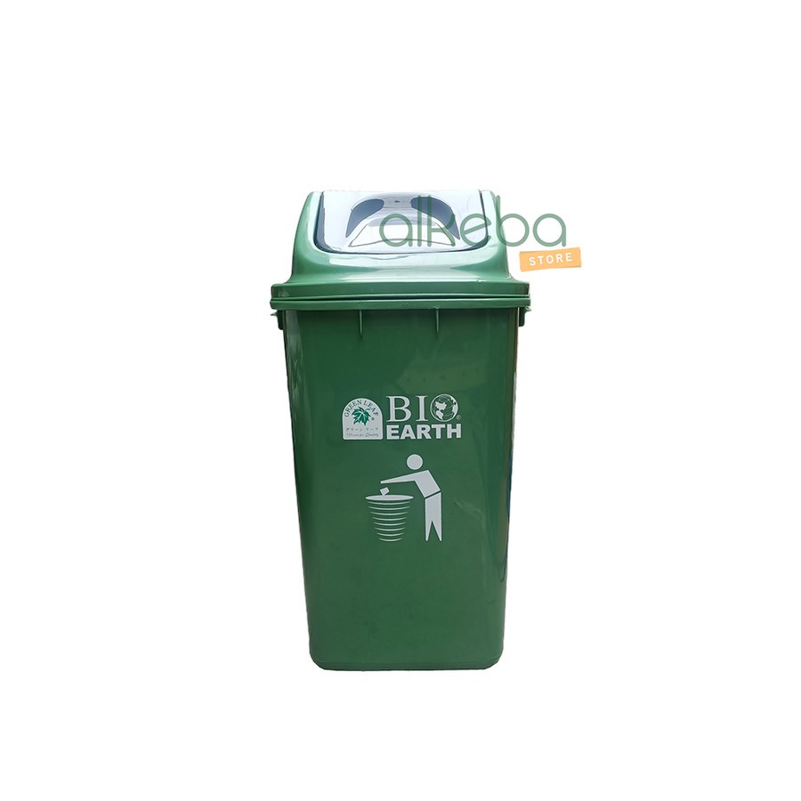 Green Leaf 207 Tempat Sampah tutup goyang BIO Earth 58 Liter