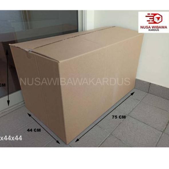 

D6I Kardus box packing polos 75x44x44cm, murah, kotak karton VZG (Ready stock)