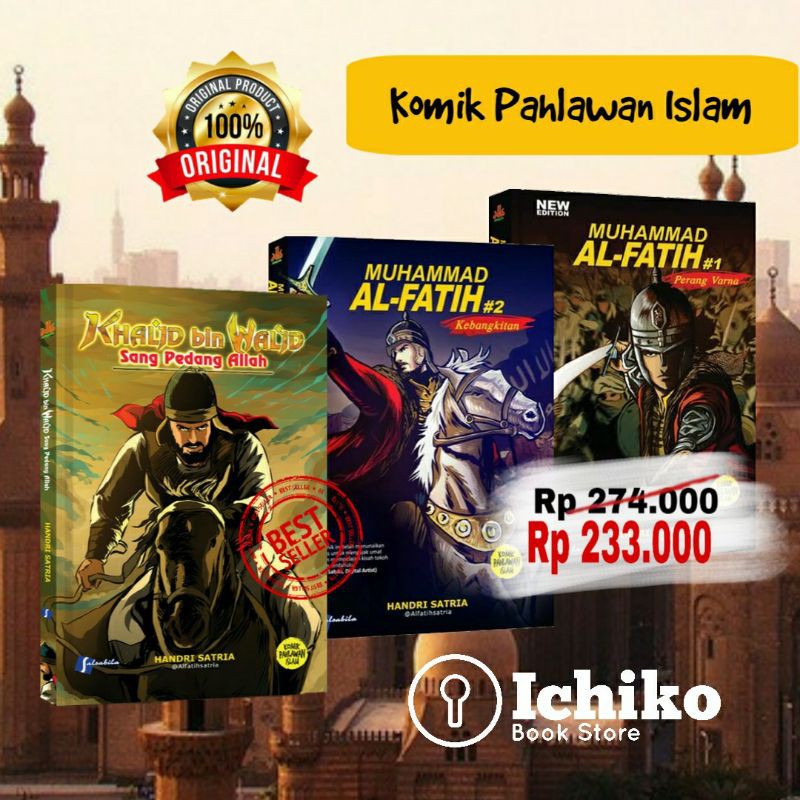PAKET-Komik Khalid Bin Walid- Muhammad Al Fatih 1453 - Muhammad Al Fatih 1453 Jilid 1 & 2 - al fatih