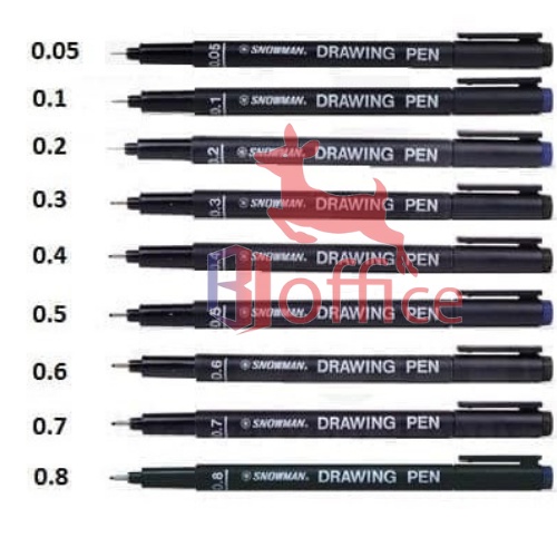 

Drawing Pen Snowman Pen FT 700 Semua ukuran Tip 0.05 - 1.0