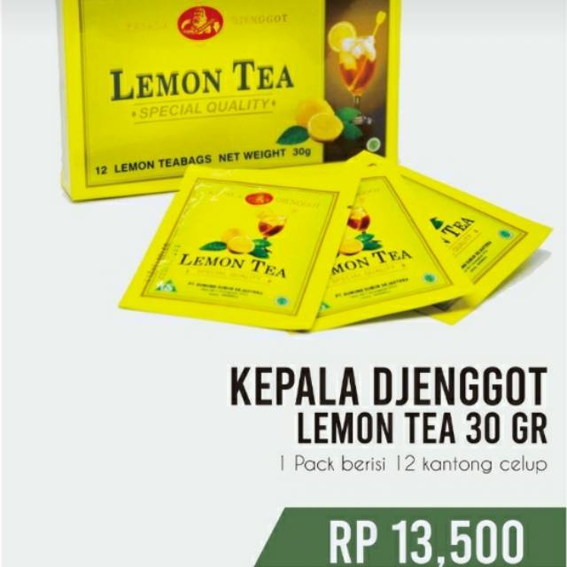 

Kepala jenggot teh lemon 30gr