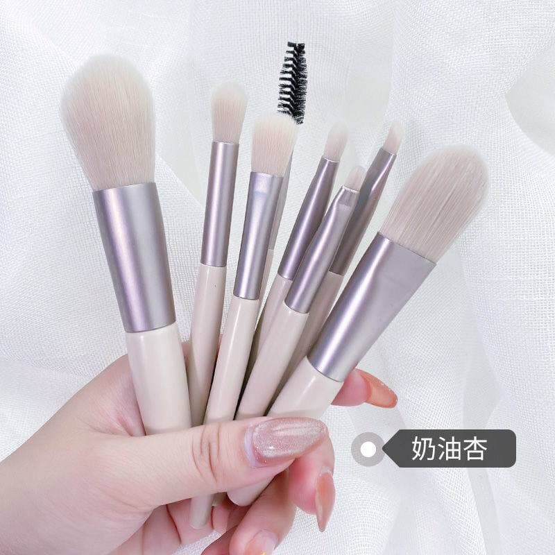 ASK.id - Kuas Set Mini Travel Make Up Brush Make Up isi 8pcs kuas03