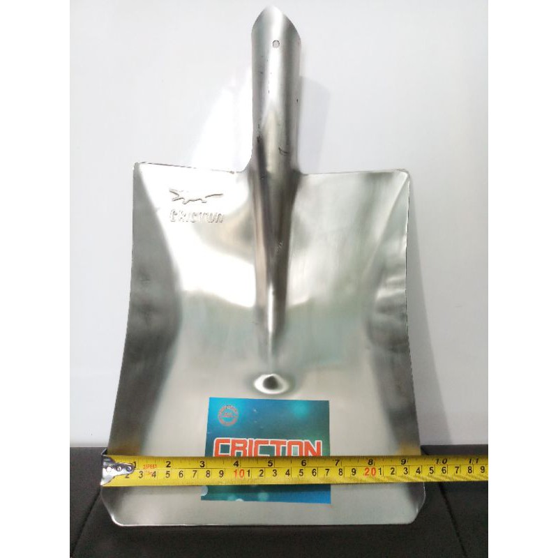 Sekop Rata stainless Tanpa gagang / Kepala sekop Stainless steel CRICTON