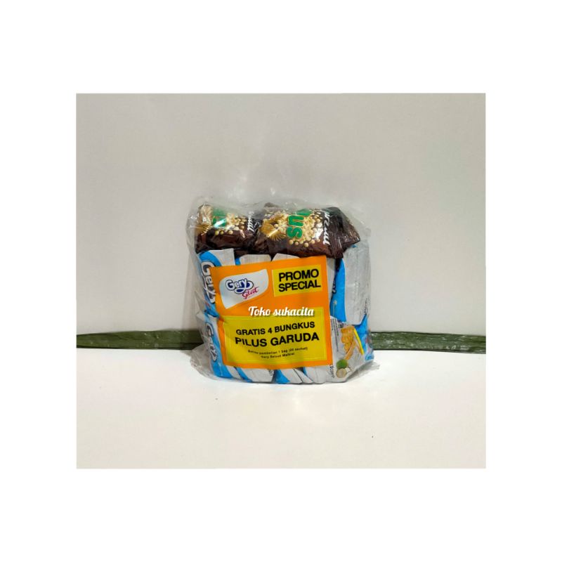 

gery salut malkist coconut (20sachet gratis 4bungkus pilus garuda)