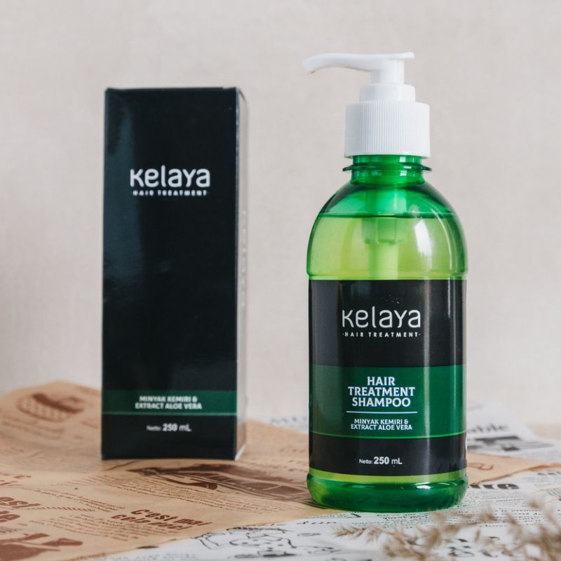 250ml KELAYA HAIR TREATMENT SHAMPOO - PERAWATAN RAMBUT RONTOK - PERAWATAN RAMBUT RUSAK - SHAMPOO VIRAL RAMBUT LEBAT KELAYA