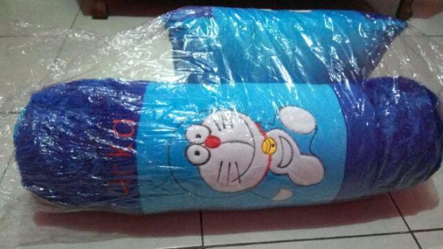 Bantal Set Karakter(guling+bntal)  Bntal 40x55cm, Guling 80cm, Free Nama,,/
