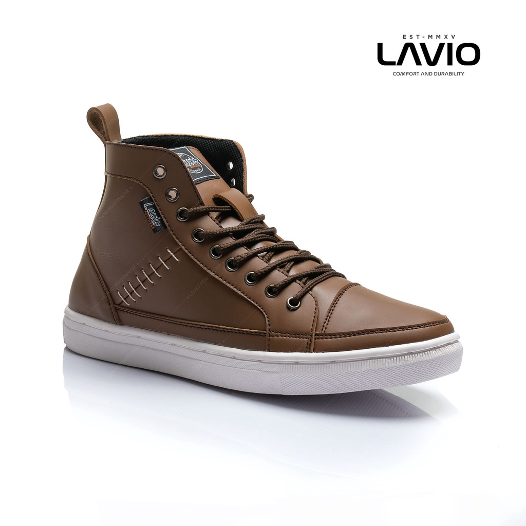 Sepatu Sneakers High Pria Dewasa Casual Lavio Alvaro Original Terbaru