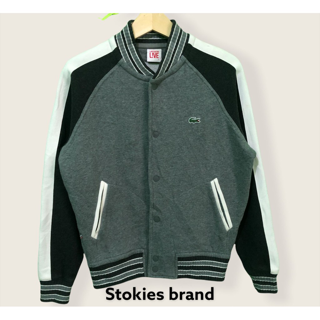 JAKET BASEBALL LACOSTE | VARSITY ORIGINAL | JAKET MURAH ORIGINAL | SECOND BRANDED