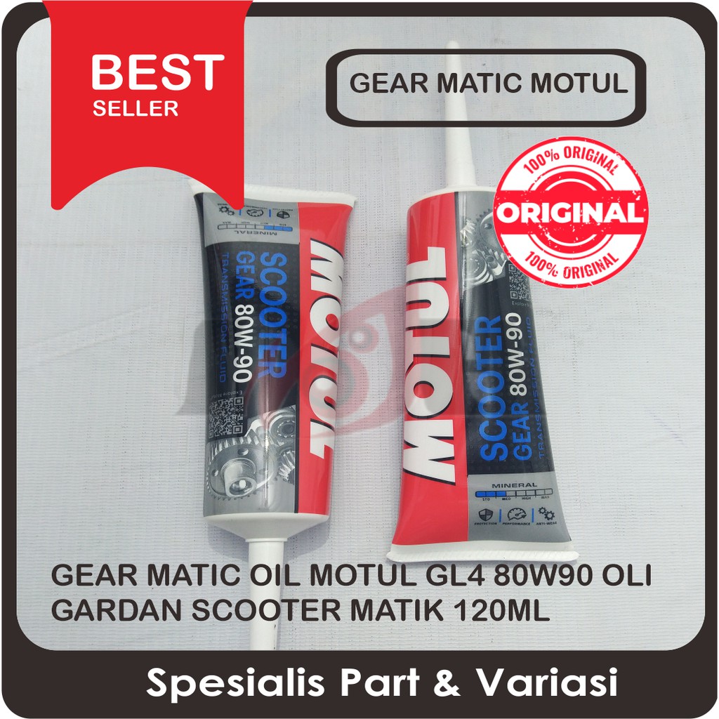 Gear Matic Oil Motul GL5 80w90 GL4 Oli Gardan Scooter Matik 120ml