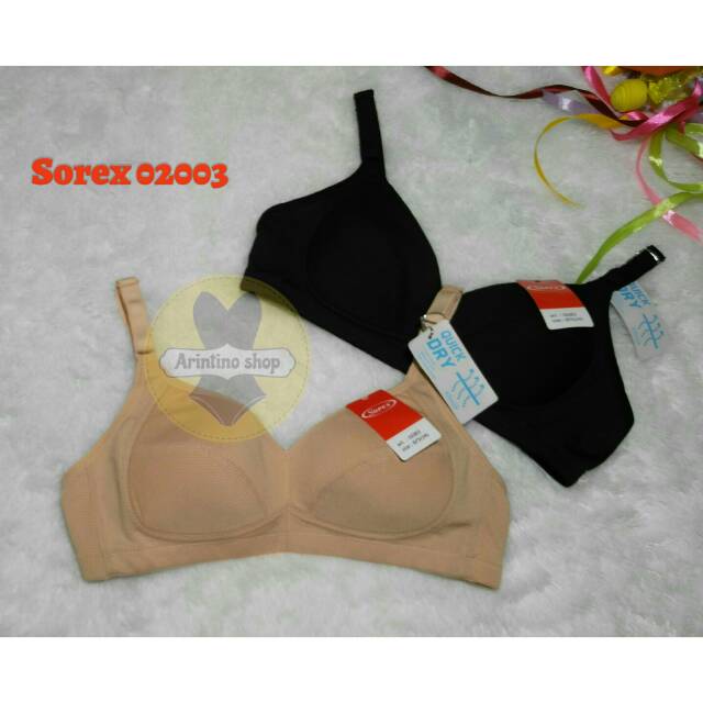 Bh Bra Sorex 02003 (Cup B) Quick Dry | Bra Tanpa Busa Tanpa Kawat |kpx