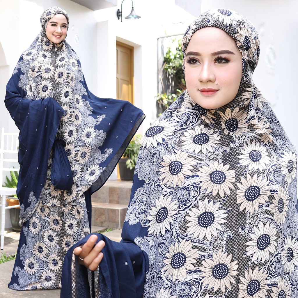 HOPYLOVY - Mukenah Dewasa Katun Rayon Adem Matahari