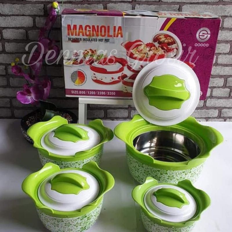 (COD) Magnolia set 4Pcs / Prasmanan Stainless