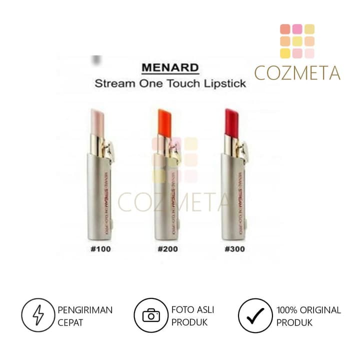 Menard stream one touch lipstick Lipstik Bibir
