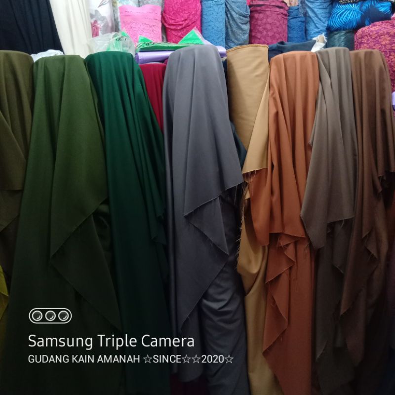 HARGA/0,5 M | KAIN SEMI WOOL - KAIN SEMI WOOL STRETCH - KAIN SEMI WOOL PREMIUM - BAHAN SEMI WOOL