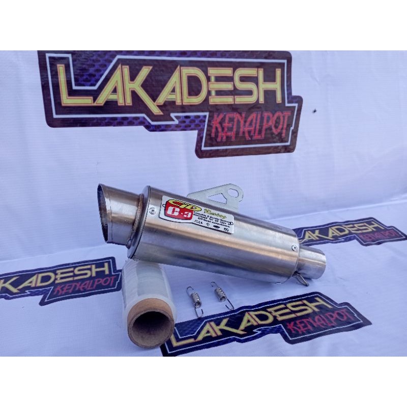 SILENCER (ONLY) KNALPOT CLD C3 (INLET 38/50) ALL MATIC BEBEK SPORT