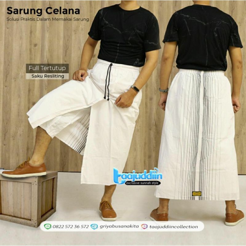 SARUNG CELANA|CARA PRAKTIS PAKAI SARUNG|