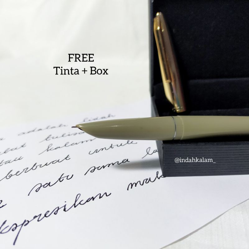 

[LANGKA] Fountain Pen Set Nib Box Pulpen Klasik Kaligrafi Kalam Tinta Cair Ijazah Wafak Azima Tutul