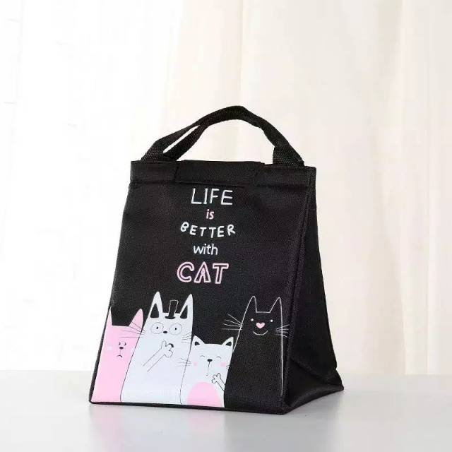 TAS BEKAL MOTIF KUCING