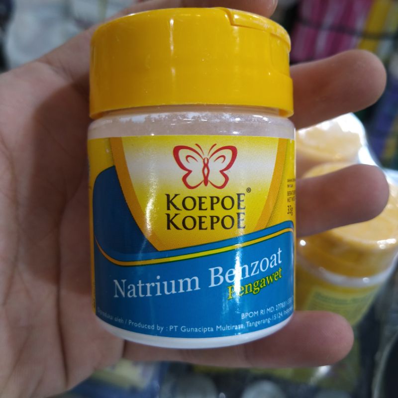 

Natrium Benzoat Pengawet Makanan Koepoe Koepoe 33gr