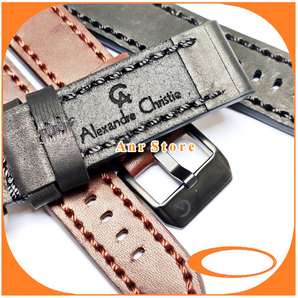 Strap Tali Jam Tangan Alexandre Christie AC Origtinal Oem 22 mm 24 mm