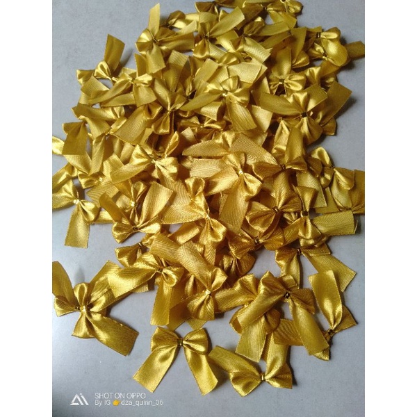 

pita satin langsung tempel 2cm || pita satin jadi tinggal tempel