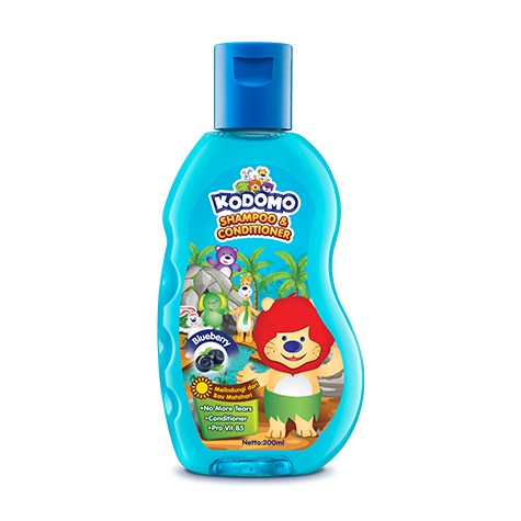 Kodomo Shampoo &amp; Conditioner Blueberry/Cherry/Orange/Strawberry 45ml/megapopok