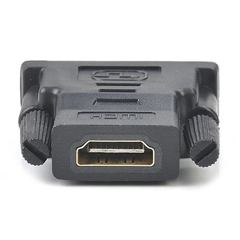 (dreamdreaming.id) Adapter Konektor HDMI Female Ke VGA 24 + 1Pin DVI Male